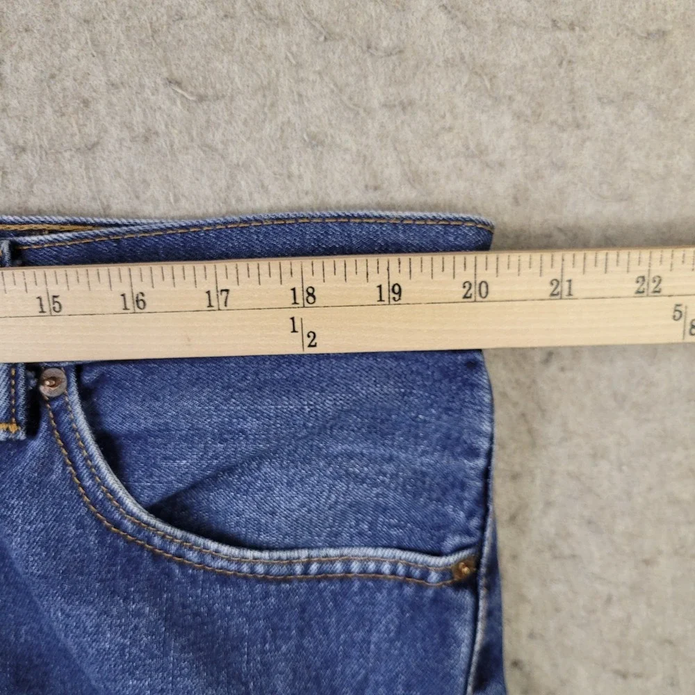 Levis Jeans 505 Mens Size 40x30 Dark Wash Blue Regular Fit Classic Straight